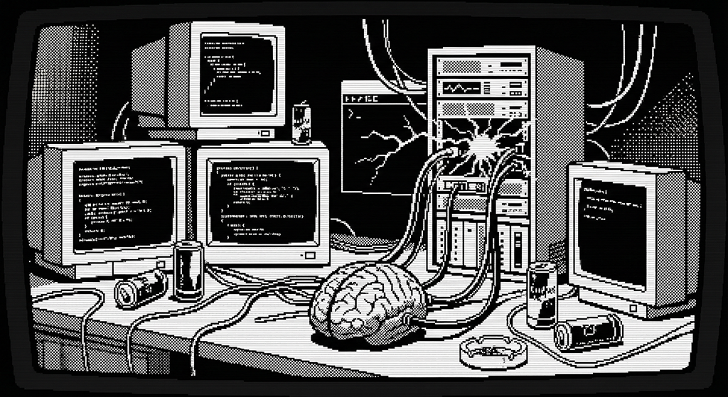 Киберпанк рабочее место